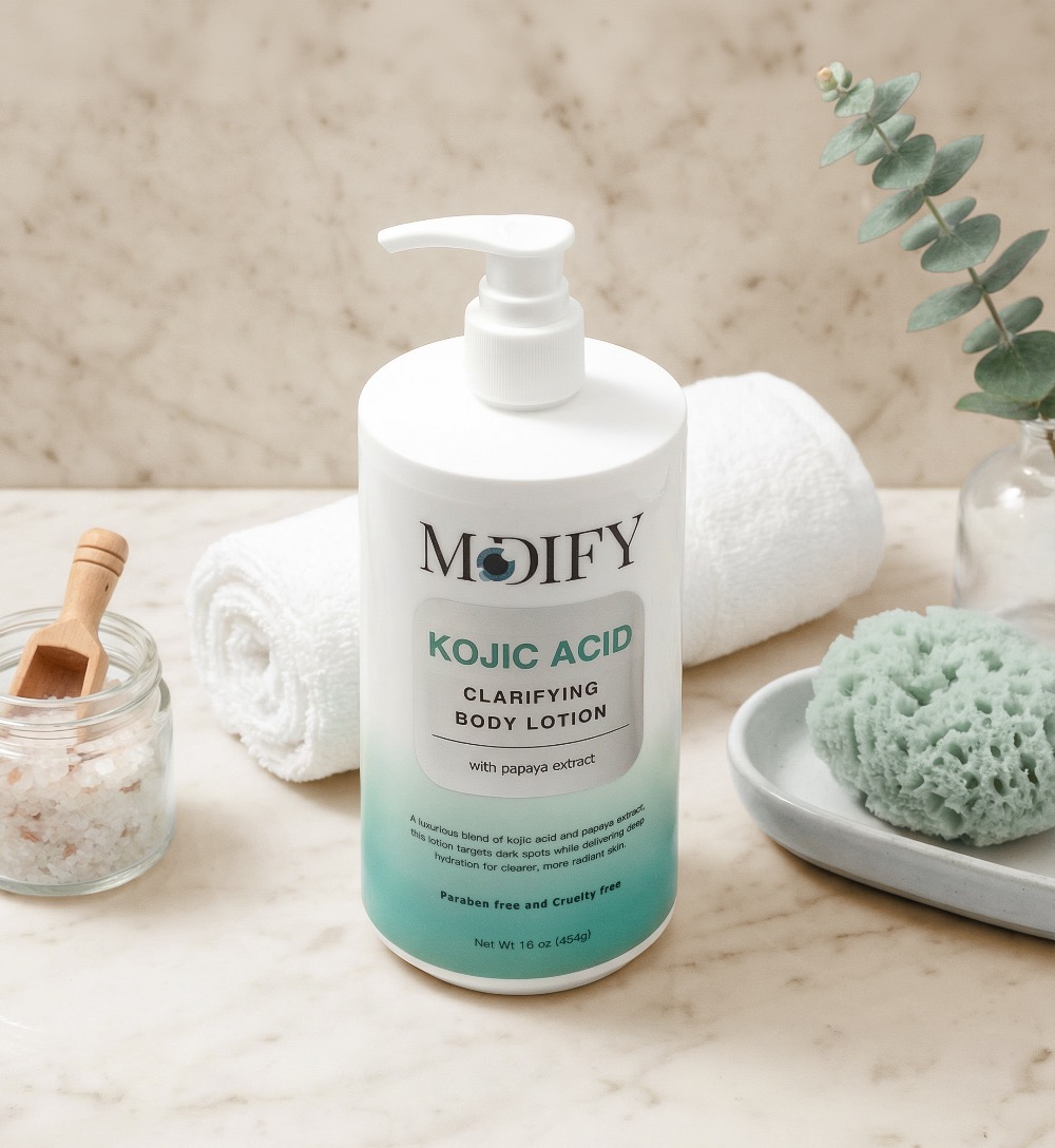 KOJIC ACID  -  Clarifying Body Lotion - 16oz (454g)